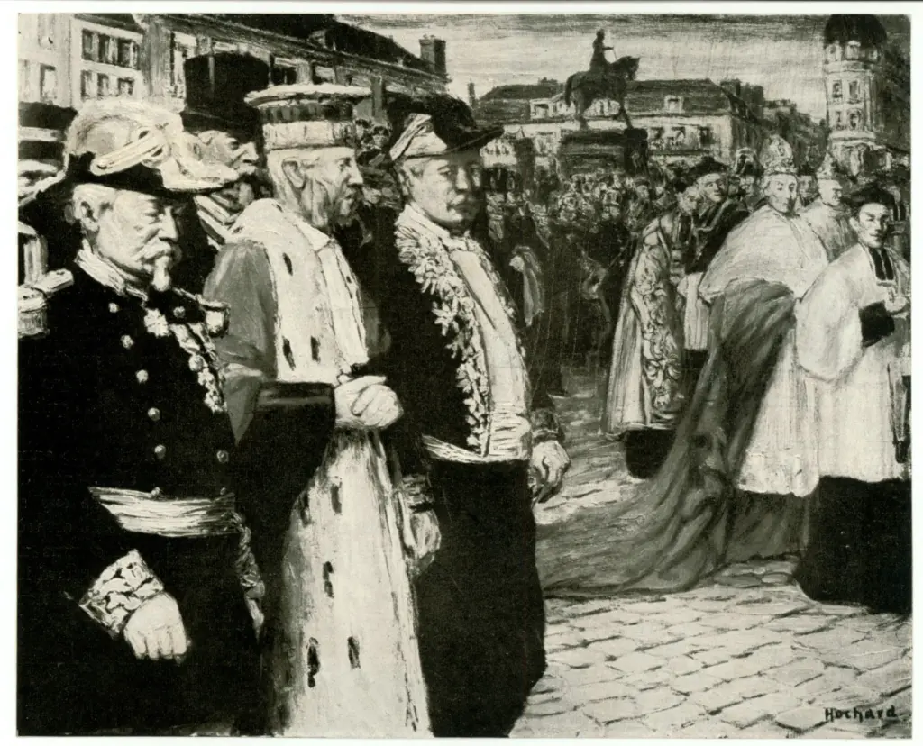 Anonimo , Hochard, Gaston - sec. XIX - Les fetes de Jeanne d'Arc a Orl&eacute;ans , fronte