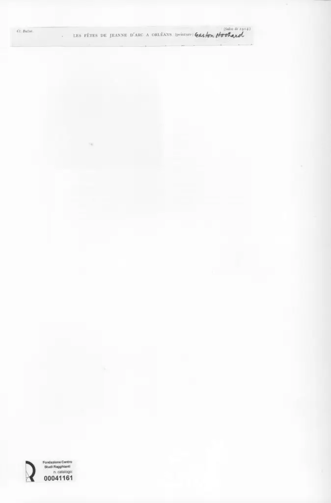 Anonimo , Hochard, Gaston - sec. XIX - Les fetes de Jeanne d'Arc a Orl&eacute;ans , retro