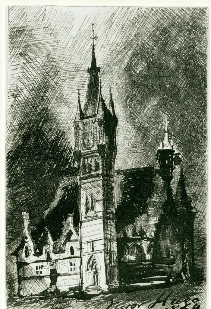 Anonimo , Hugo, Victor - sec. XIX - Beffroi , fronte