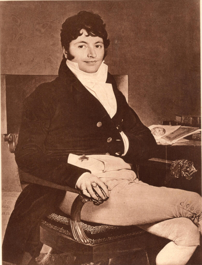 Anonimo , Ingres, Jean Auguste Dominique - sec. XIX - Philibert Rivière , fronte