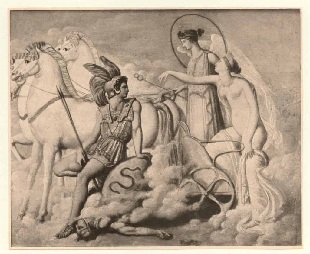 Ingres, Jean Auguste Dominique , Vénus blesée par Diomède -