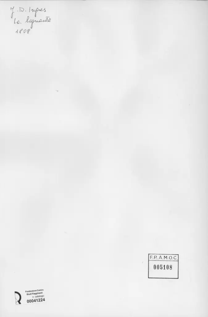 Anonimo , Ingres, Jean Auguste Dominique - sec. XIX - La bagnante , retro