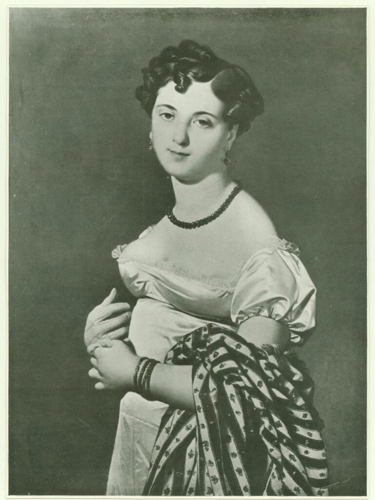 Ingres, Jean Auguste Dominique , Portrait de M.me Panckouckè -