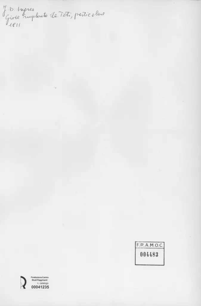 Ingres, Jean Auguste Dominique; sec. XIX; , retro