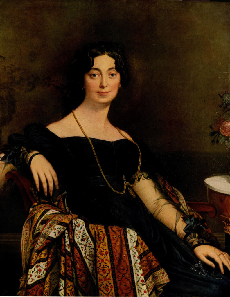 Anonimo , Ingres, Jean Auguste Dominique - sec. XIX - Madame Leblanc , fronte