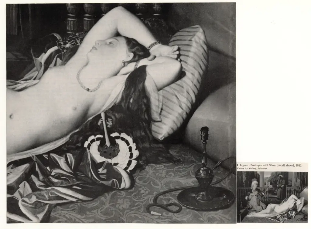 Ingres, Jean Auguste Dominique , Odalisca con schiava