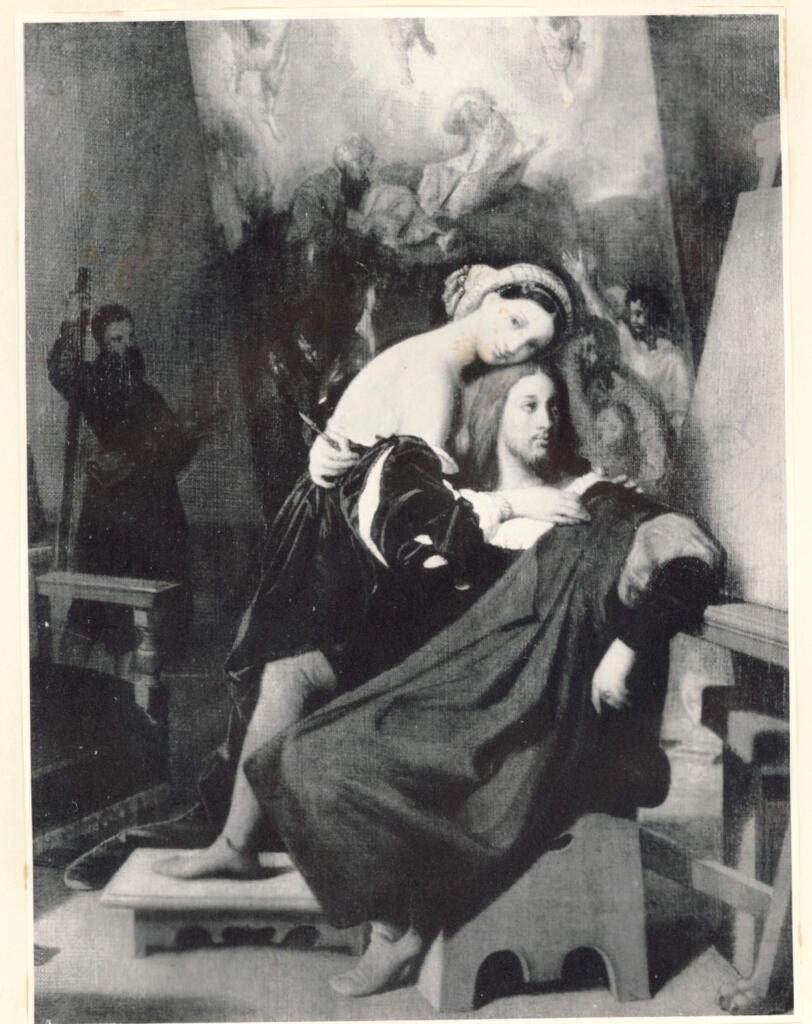 Ingres, Jean Auguste Dominique , Raphaël et la Fornarina