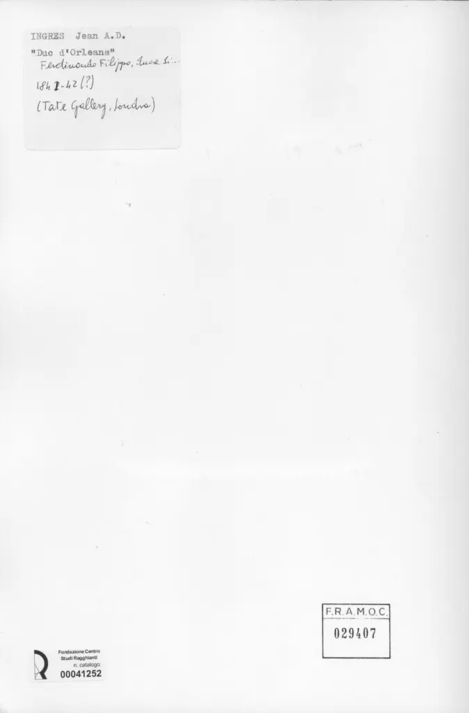 Anonimo , Ingres, Jean Auguste Dominique - sec. XIX , retro