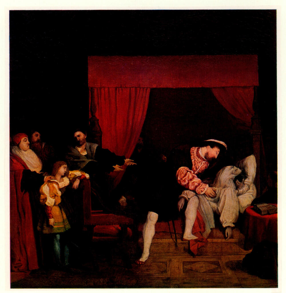 Ingres, Jean Auguste Dominique , La mort de Leonard de Vinci