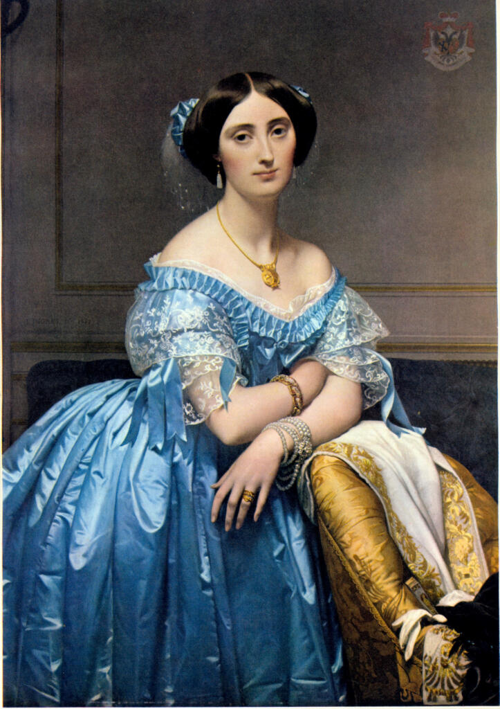 Ingres, Jean Auguste Dominique , Ritratto della principessa Broglie -