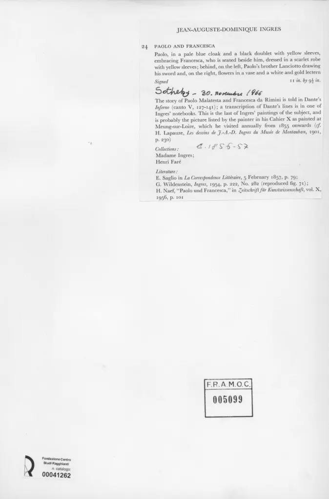 Anonimo , Ingres, Jean Auguste Dominique , retro