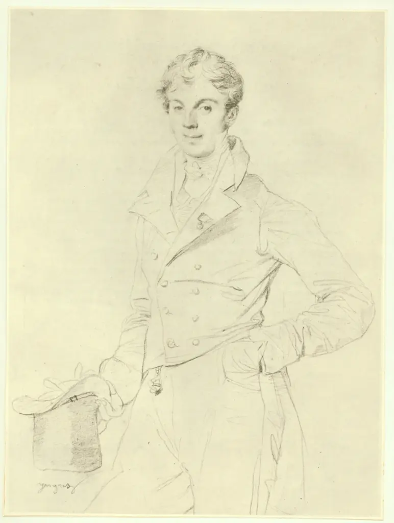 Anonimo , Ingres, Jean Auguste Dominique - sec. XIX - Compte Turpin de Crisse , fronte