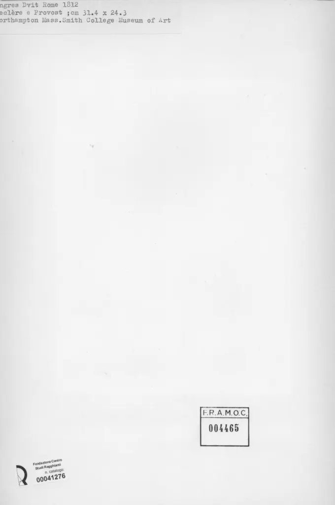 Anonimo , Ingres, Jean Auguste Dominique - sec. XIX - Leclére e Provost , retro