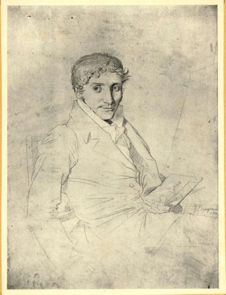 Anonimo , Ingres, Jean Auguste Dominique - sec. XIX - De schilder granet