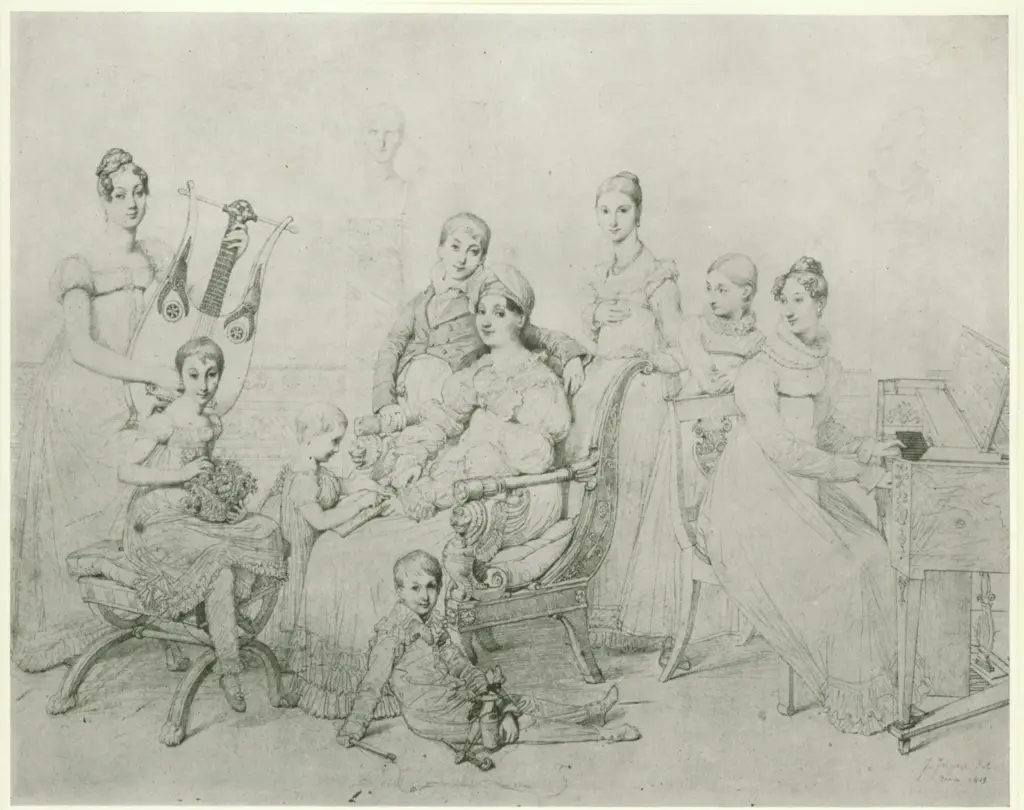 Ingres, Jean Auguste Dominique , Famiglia di Luciano Bonaparte