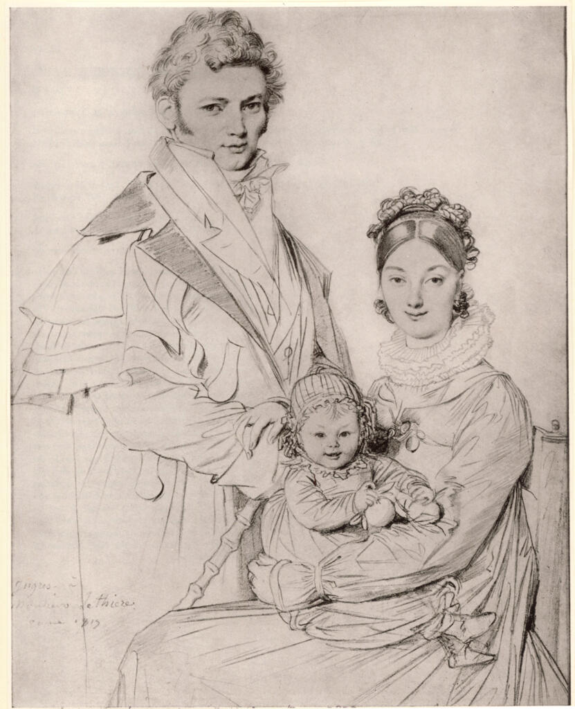 Ingres, Jean Auguste Dominique , La famiglia Guillon-Lethiére