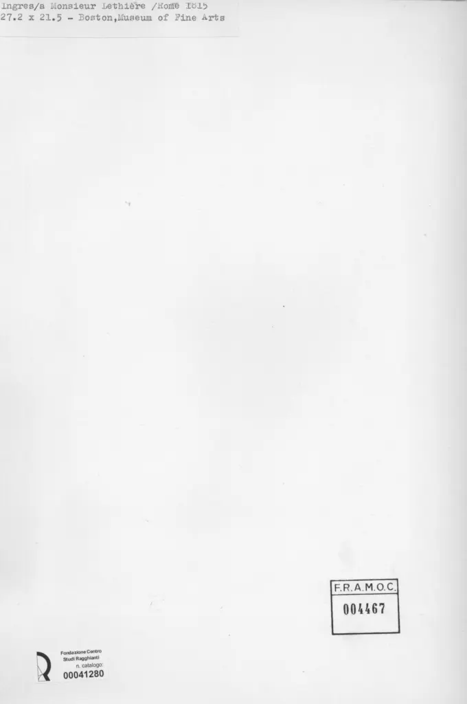 Anonimo , Ingres, Jean Auguste Dominique - sec. XIX , retro