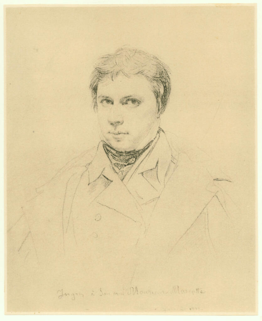 Ingres, Jean Auguste Dominique , Autoritratto