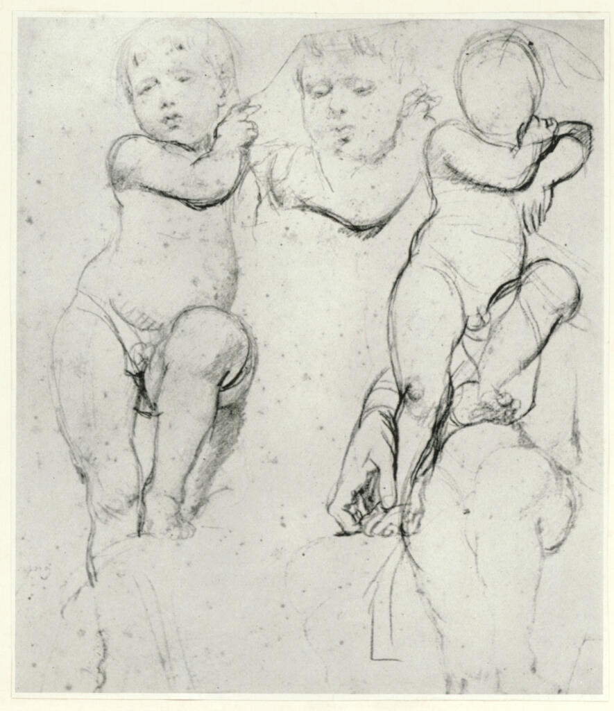 Ingres, Jean Auguste Dominique , Ingres: studi per le voeu de Louis XIII -