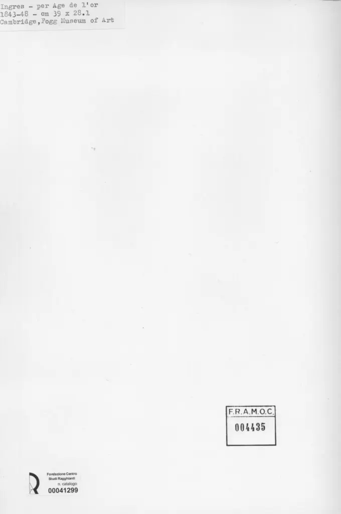 Ingres, Jean Auguste Dominique - sec. XIX , retro