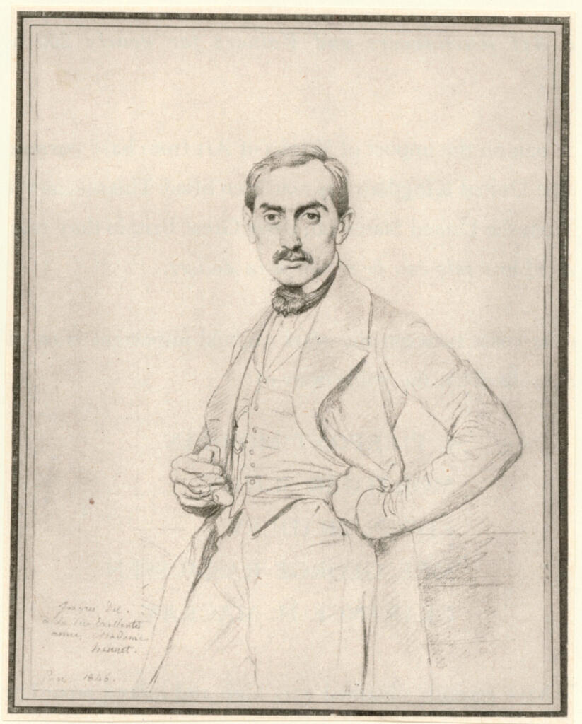 Ingres, Jean Auguste Dominique , Portrait of M. Hennet
