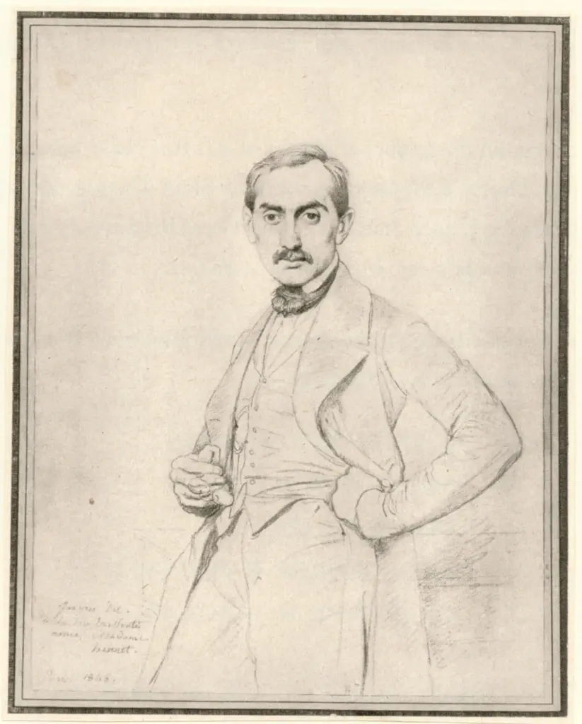Ingres, Jean Auguste Dominique , fronte