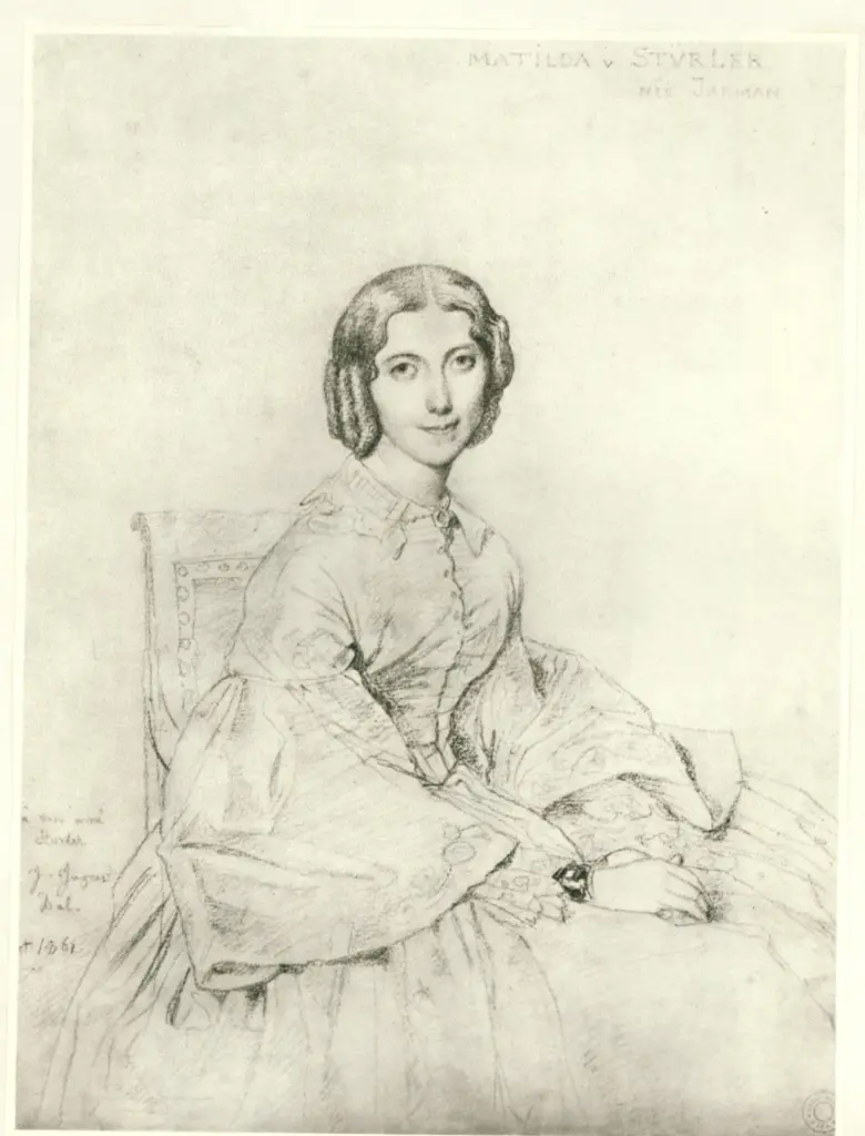 Ingres, Jean Auguste Dominique - sec. XIX , fronte
