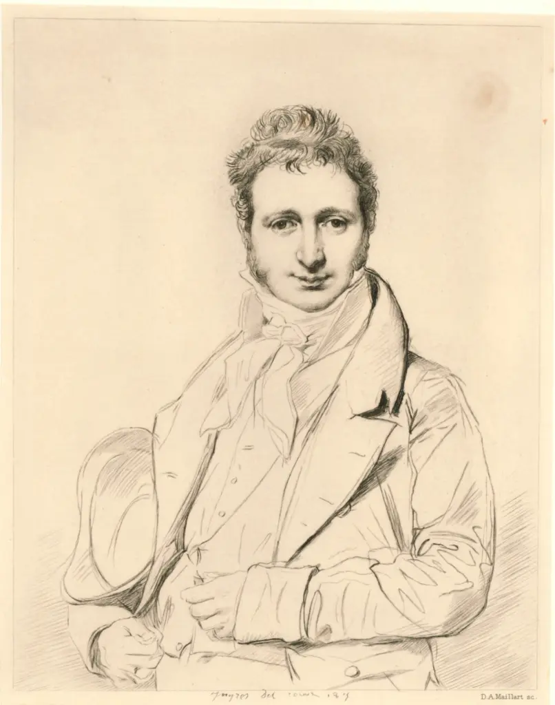 Ingres, Jean Auguste Dominique , fronte