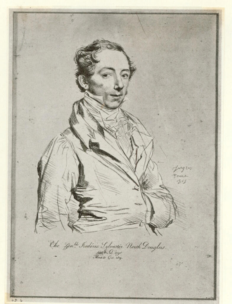 Anonimo , Ingres, Jean Auguste Dominique - sec. XIX - Frederic Sylvester Douglas , fronte
