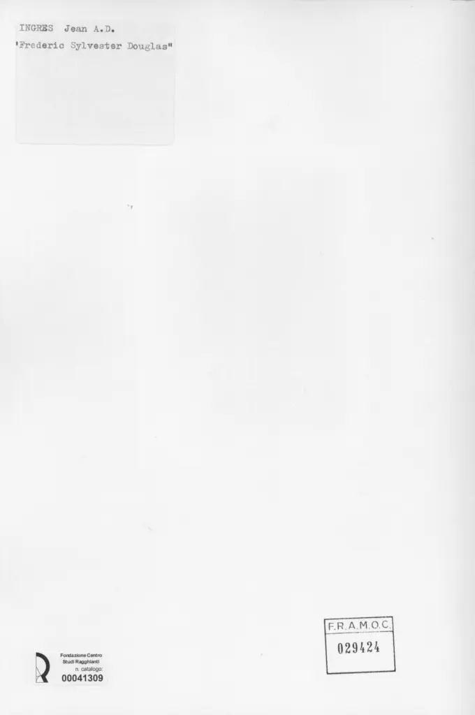 Anonimo , Ingres, Jean Auguste Dominique - sec. XIX - Frederic Sylvester Douglas , retro