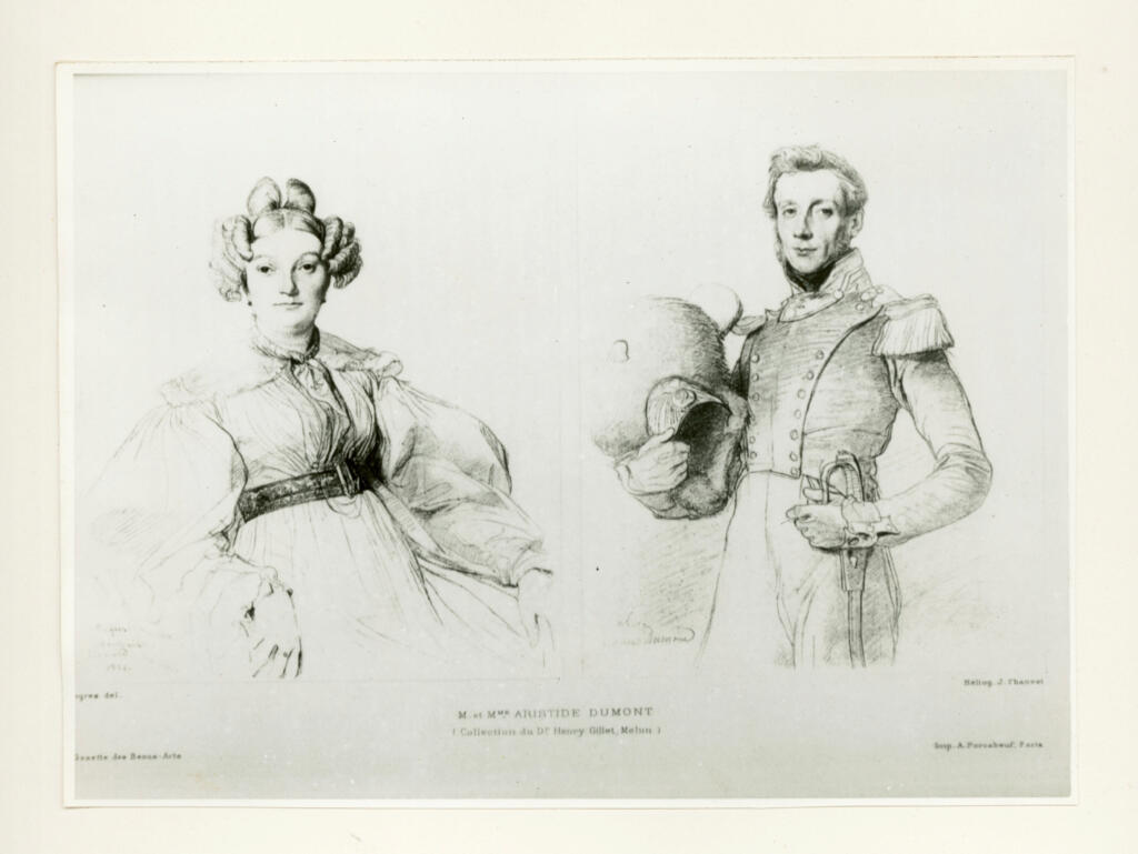 Anonimo , Ingres, Jean Auguste Dominique - sec. XIX - M. et M.me Aristide Dumont