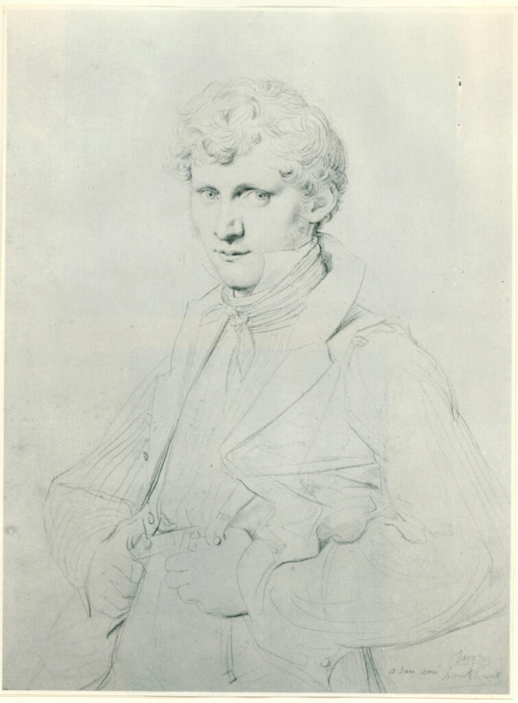 Ingres, Jean Auguste Dominique , Ritratto di Hautbout -