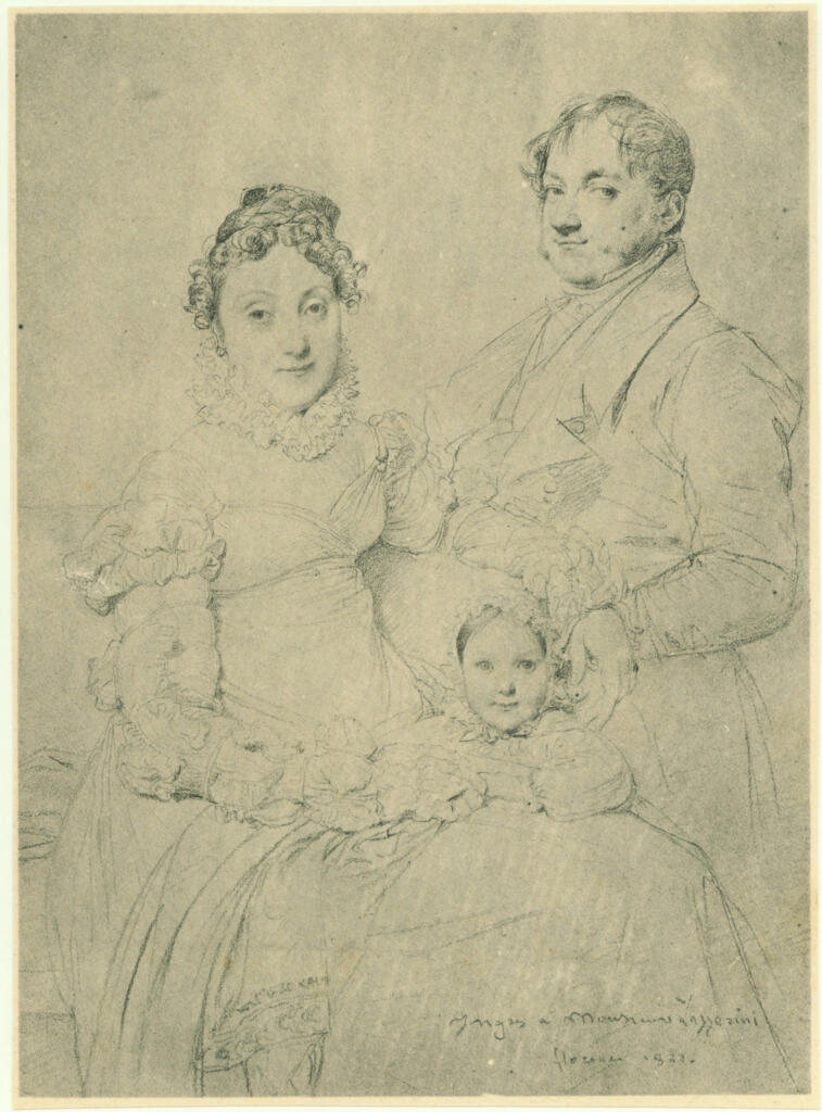 Ingres, Jean Auguste Dominique , Studio gruppo di famiglia