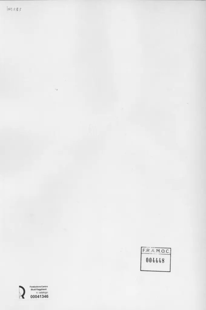 Anonimo , Ingres, Jean Auguste Dominique - sec. XIX - Studio per scena con Cristo et al. , retro