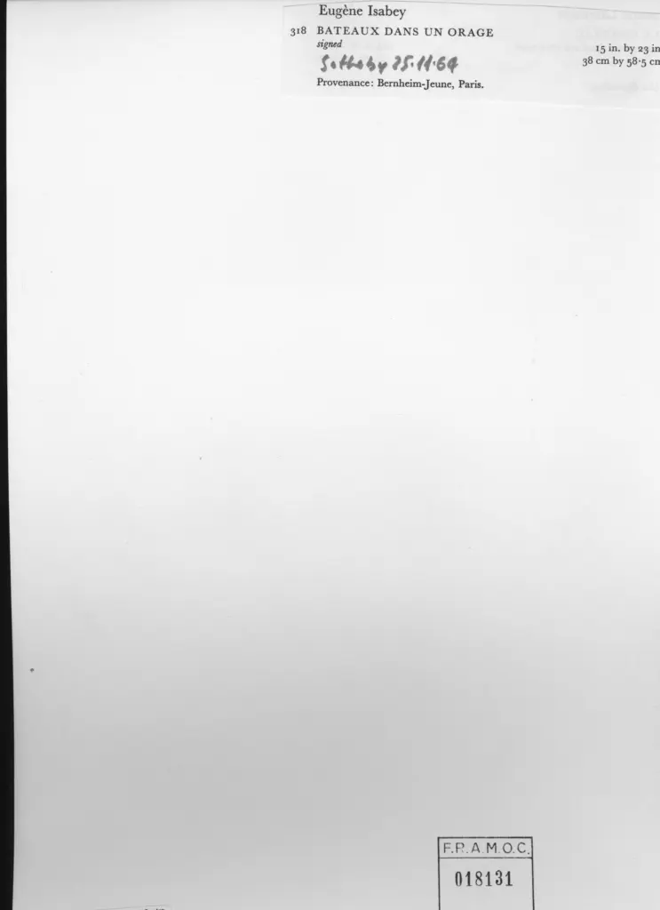 Anonimo , Isabey, Eugene - sec. XIX - Bateaux dans un orage , retro