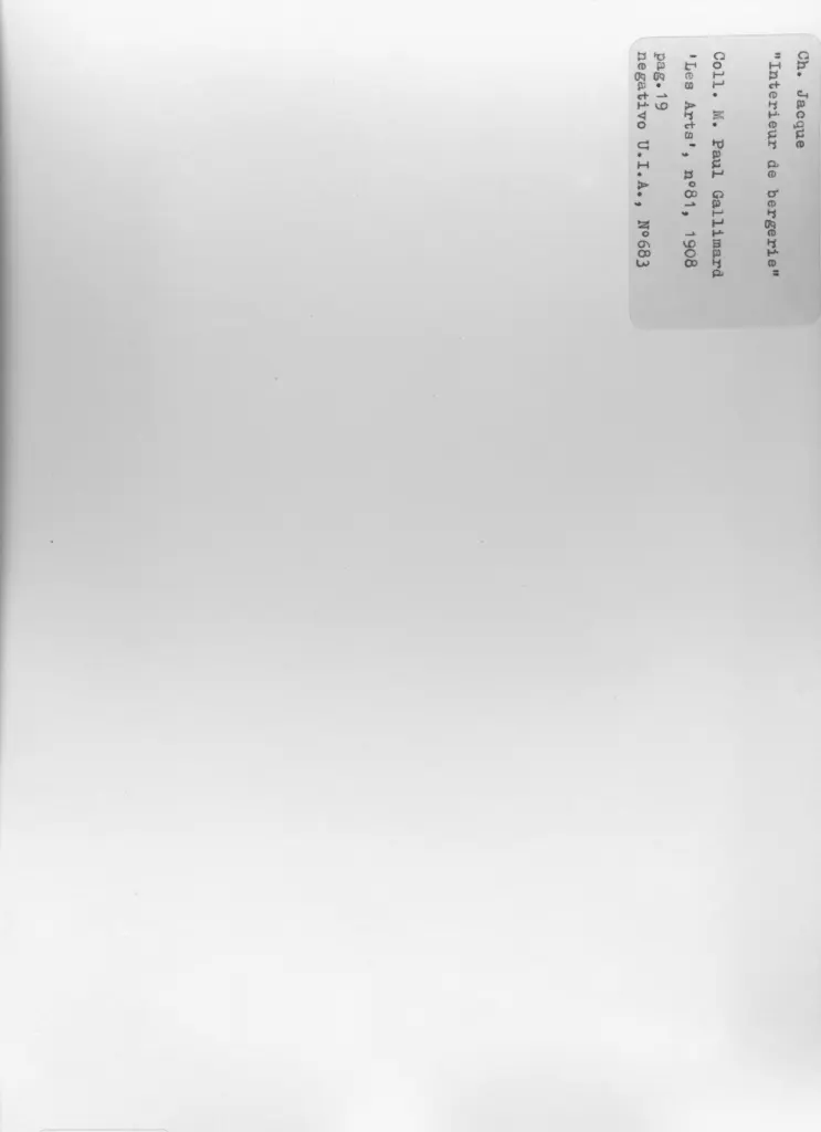 Anonimo , Jacque, Charles - sec. XIX - Interieur de bergerie , retro