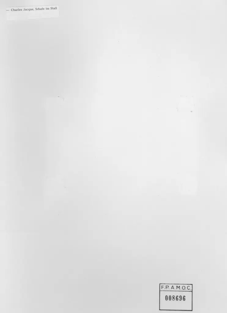 Anonimo , Jacque, Charles - sec. XIX - Schafe im Stall , retro