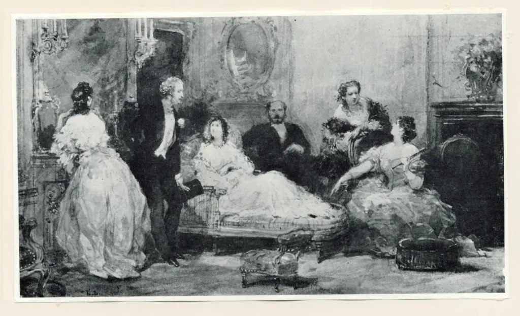 Lami, Eugene , Causerie, apres diner - , Causerie, apres diner -