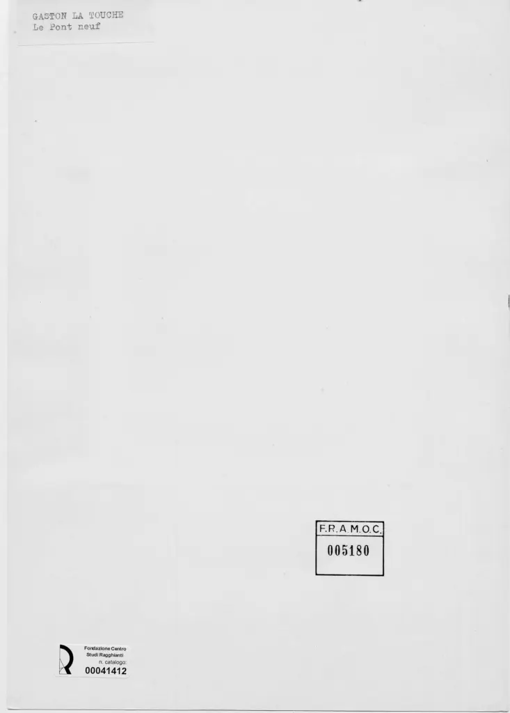 Anonimo, Anonimo , retro