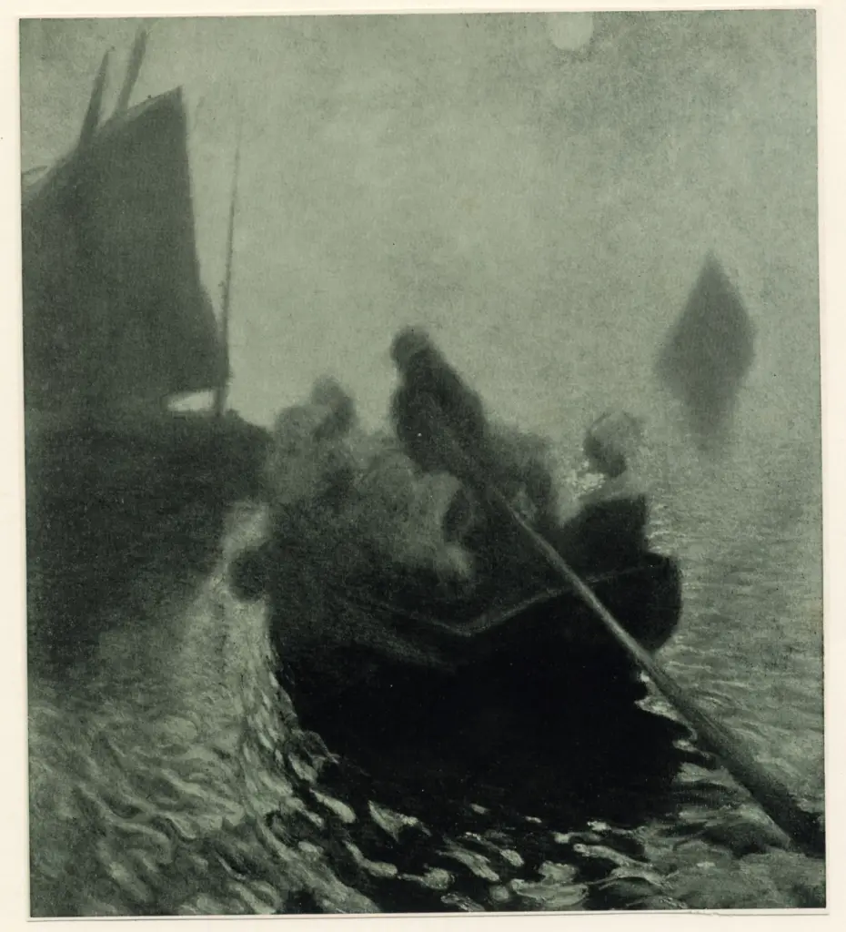 La Touche, Gaston , La barque (Bretagne)