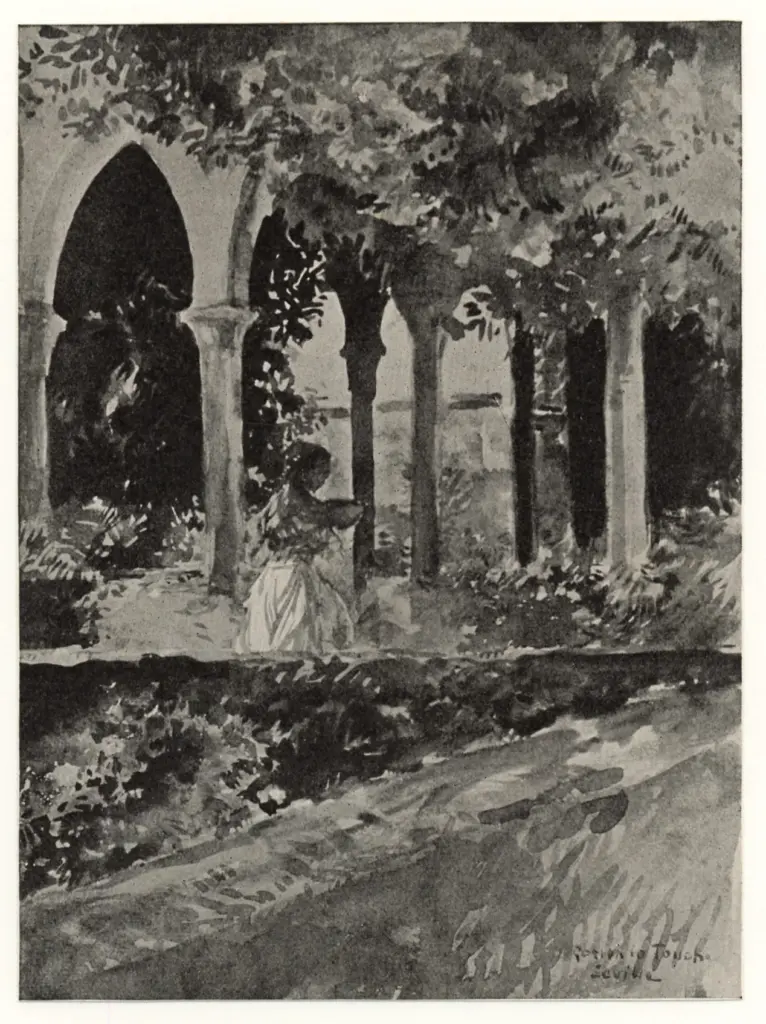 Anonimo , La Touche, Gaston - sec. XX - La jardin de l'alcazar , fronte