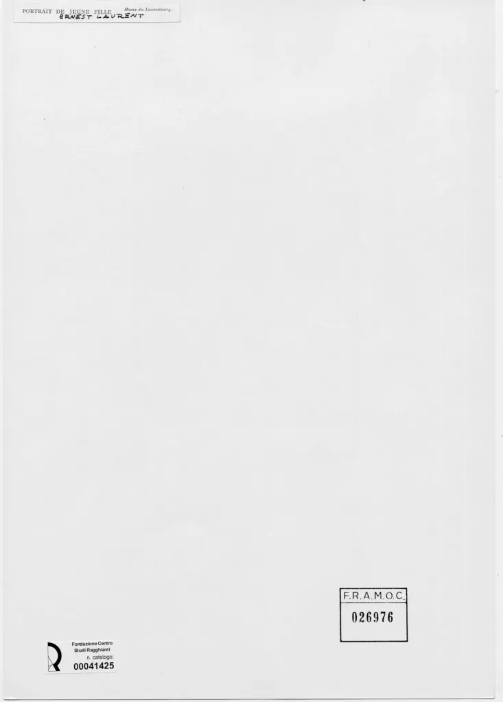 Anonimo , Laurent, Ernest - sec. XIX - Portrait de jeune fille , retro