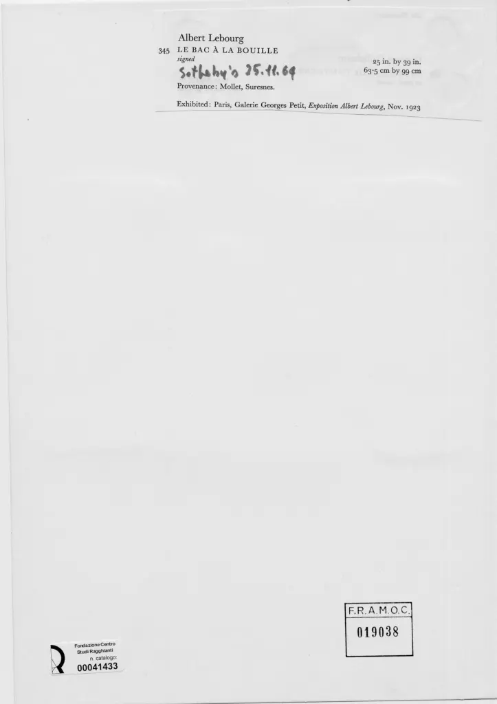 Anonimo, Anonimo , retro