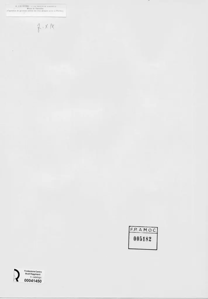 Anonimo , Lefebvre, R. - sec. XIX - La princesse borghese , retro