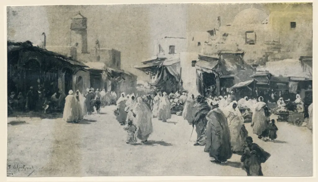 Anonimo , Le Gout, Gerard - sec. XX - A Tunis, le matin , fronte