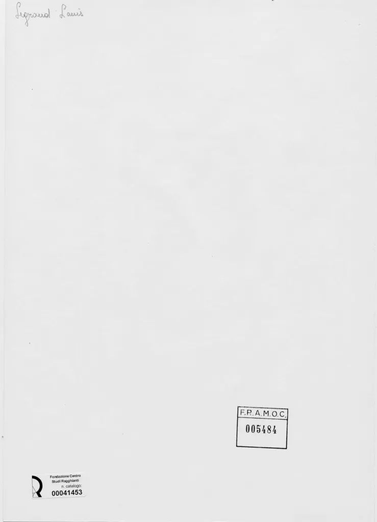 Anonimo, Anonimo , retro