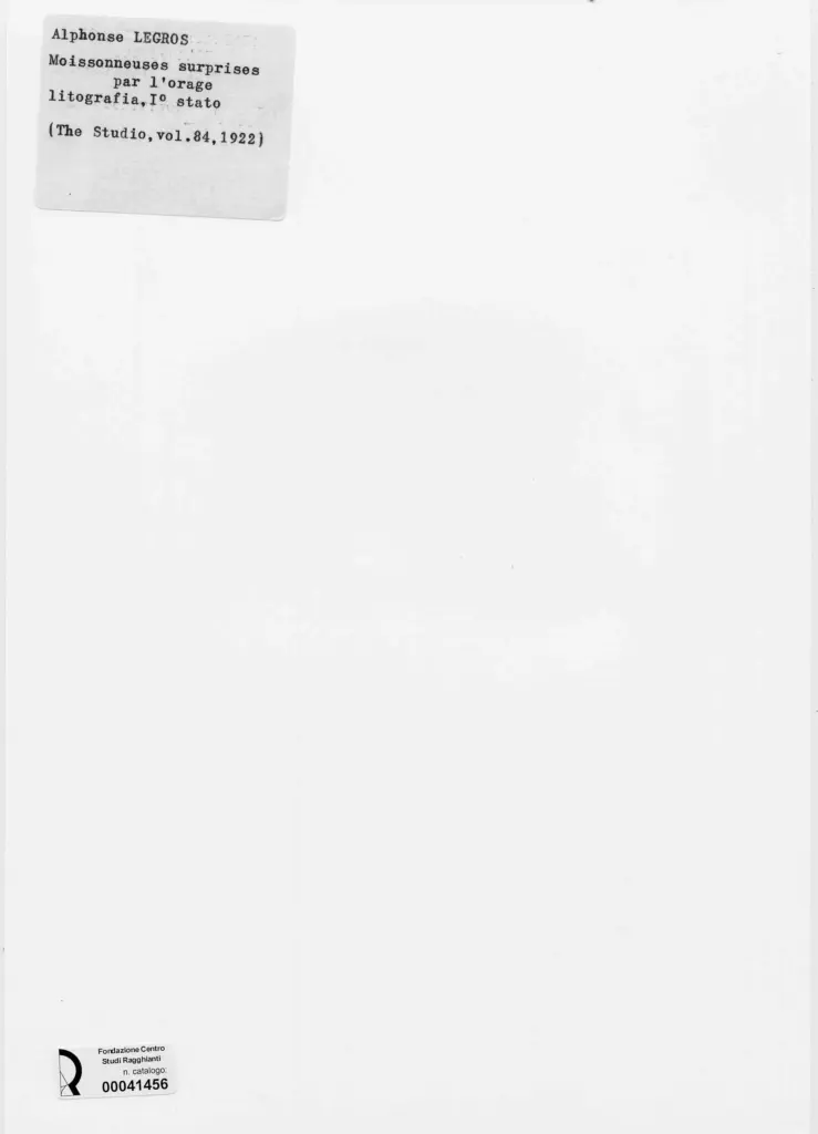 Anonimo , Legros, Alphonde , retro