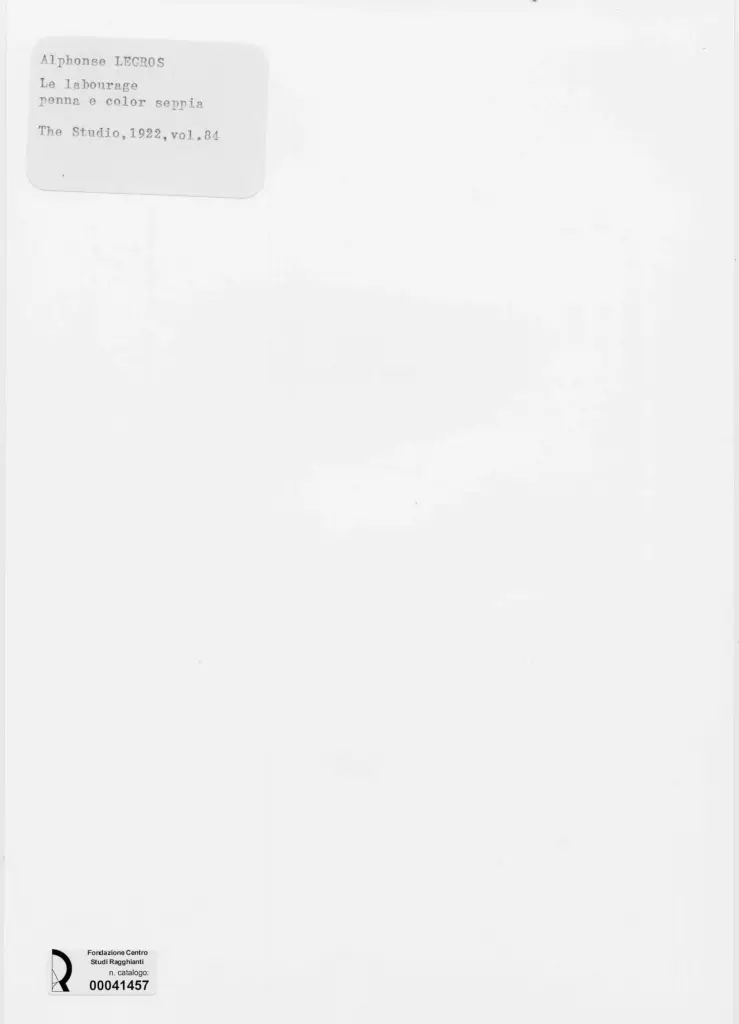 Anonimo , Legros, Alphonde - sec. XIX - Le Laubourage , retro