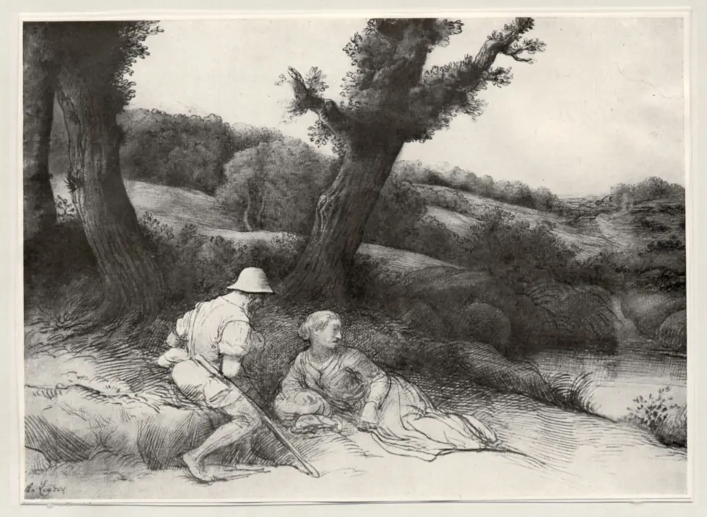 Anonimo , Legros, Alphonde - sec. XIX/ XX - Repos dans la campagne , fronte