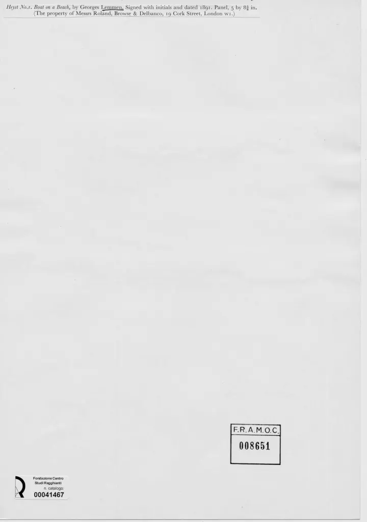 Anonimo , Lemmen, Georges - sec. XIX , retro